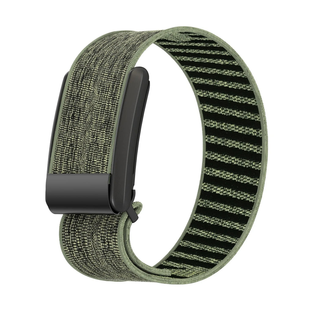 WHOOP 5.0 Elastic Nylon Replacement Band Olive Green