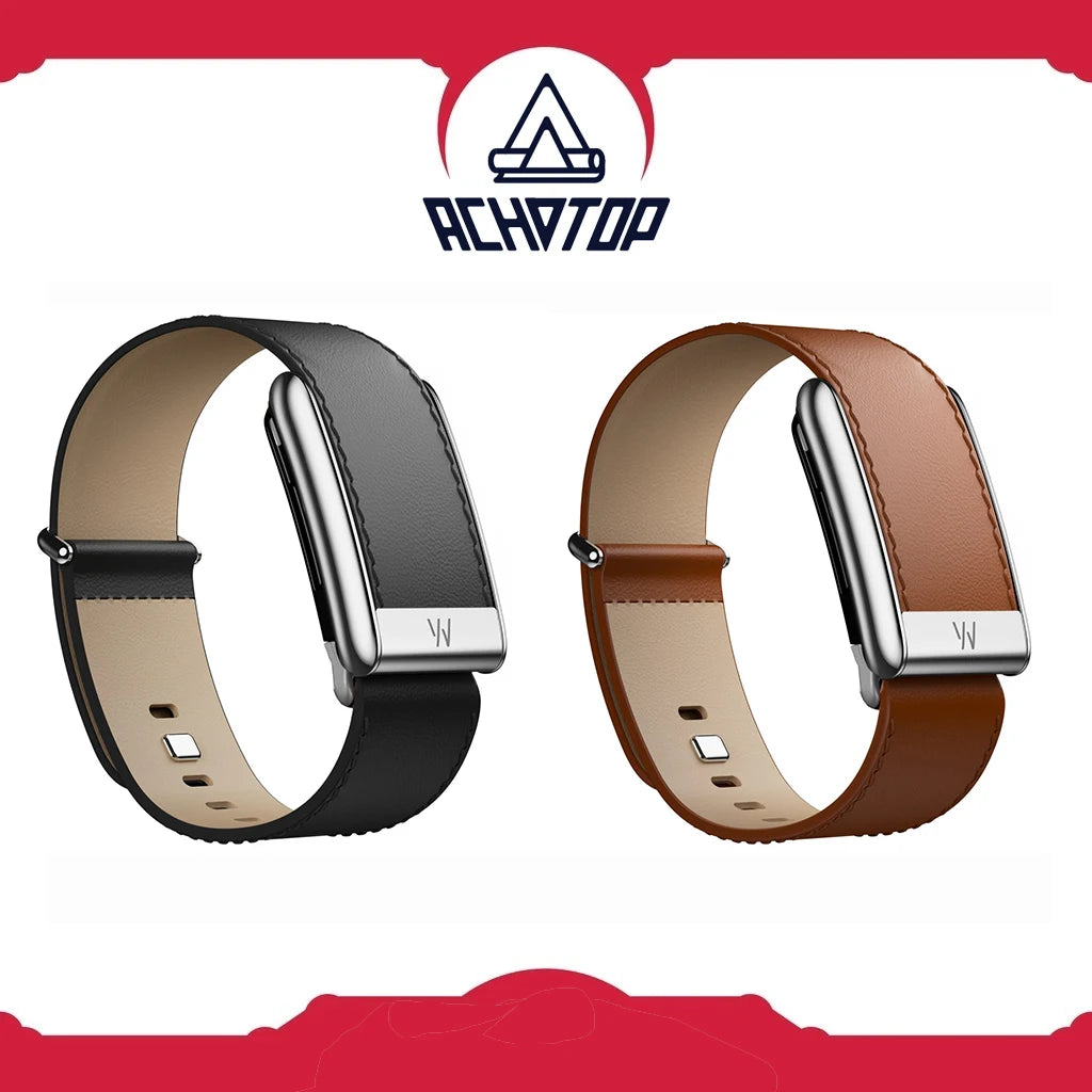 WHOOP MG PU Leather Replacement Band Brown