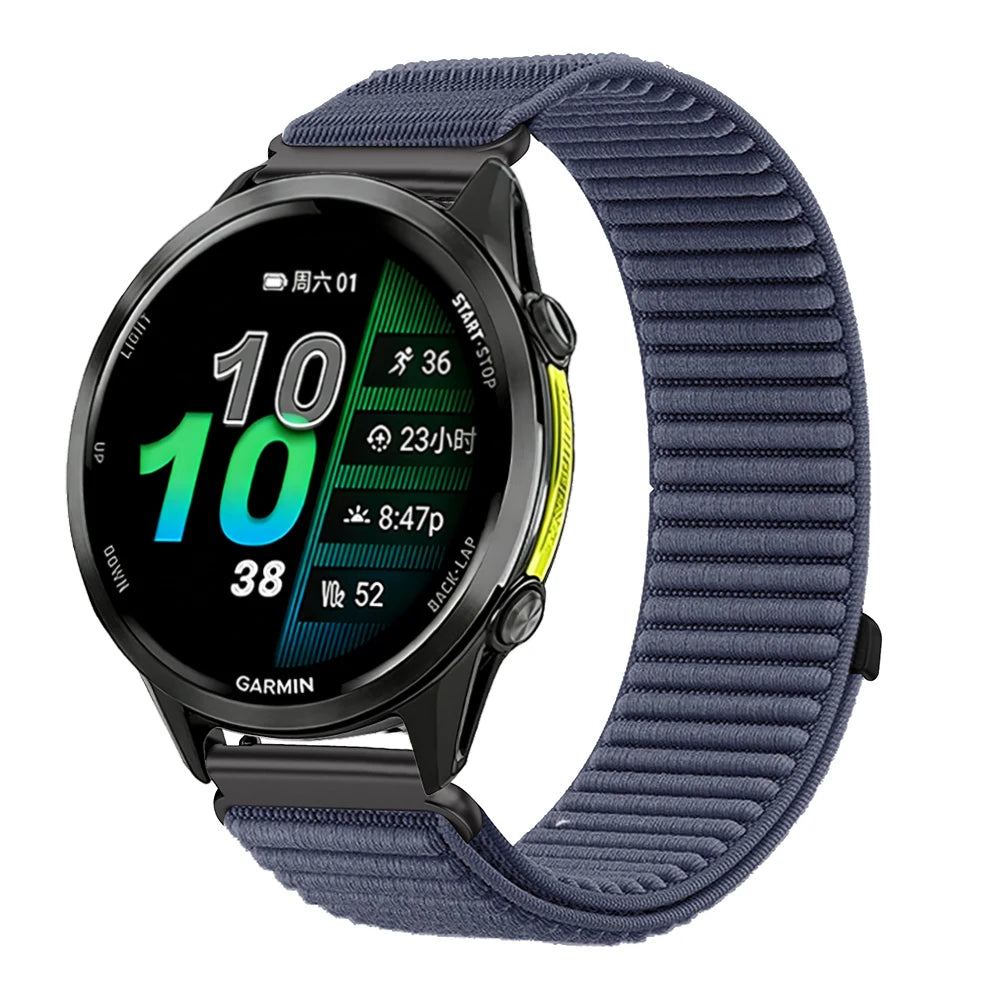 COROS PACE & APEX Midnight Blue Nylon Loop Band – 20mm