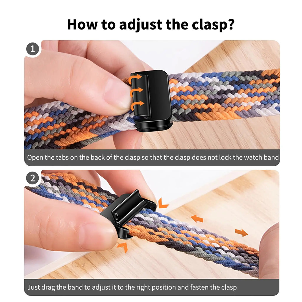 Apple Watch Braided Magnetic Band Deep Teal 44mm / 45mm / 46mm / 49mm