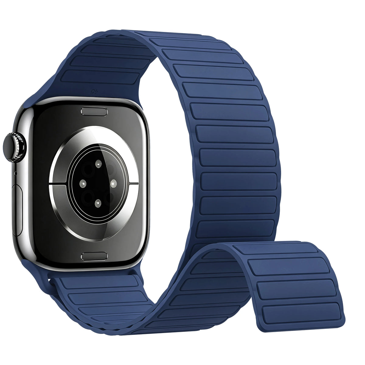 Navy Blue Magnetic Silicone Apple Watch Band