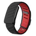 WHOOP 5.0 MG Soft-Touch Silicone Replacement Band Black & Red