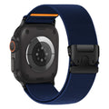 Navy Blue Parachute Nylon Apple Watch Band 38 40 41mm S10 42mm