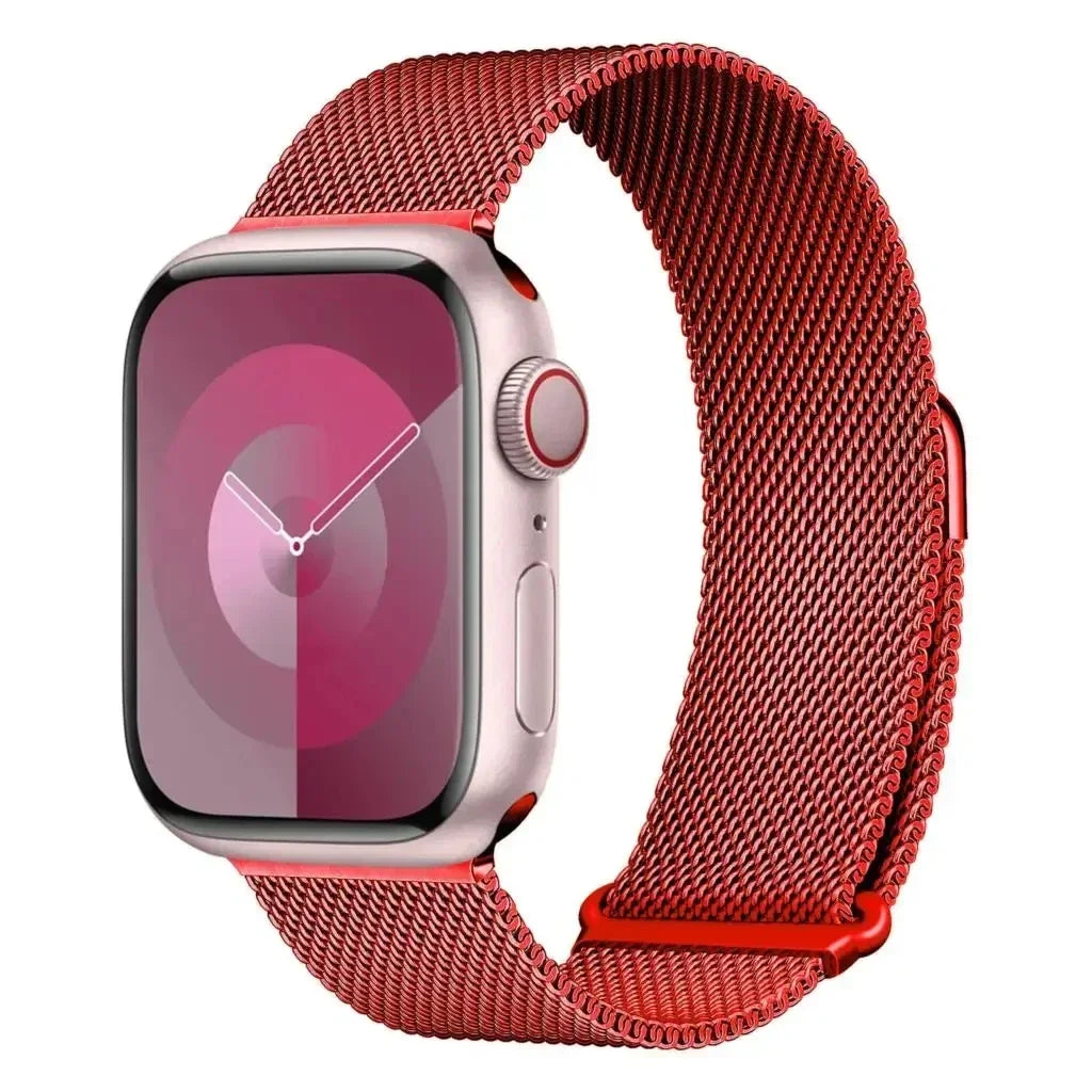 Apple Watch Milanese Loop Magnetic Band Red 38mm / 40mm / 41mm