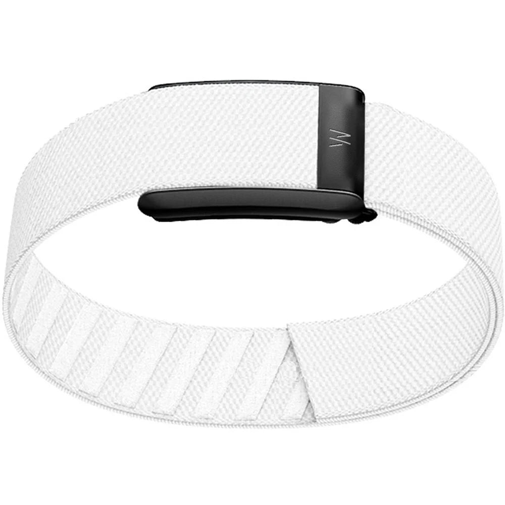 WHOOP 5.0 MG Elastic Woven Bicep Replacement Band White