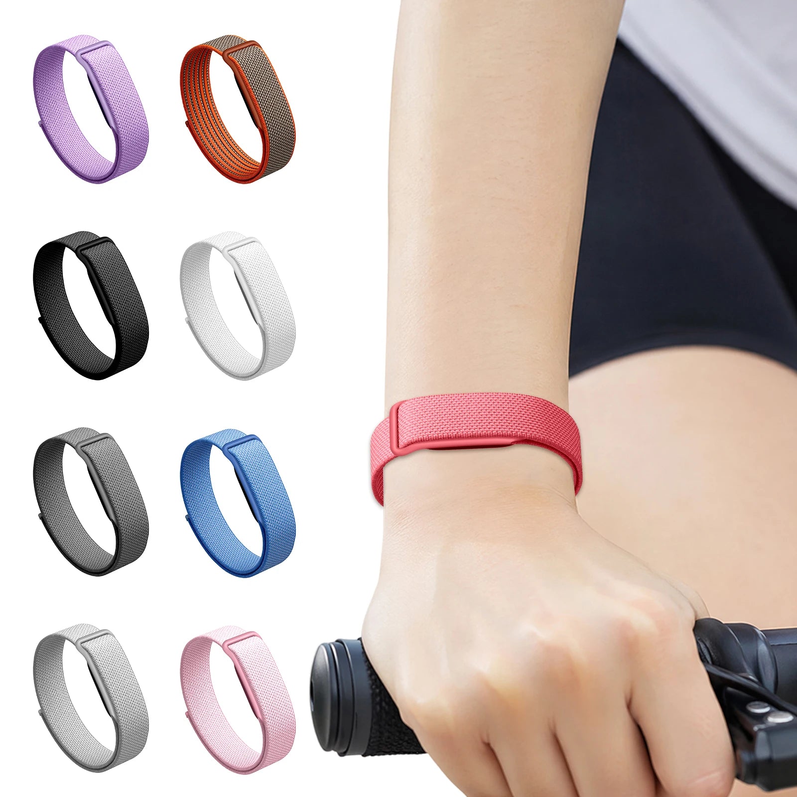 Google Fitbit Brown Braided Nylon Sport Band
