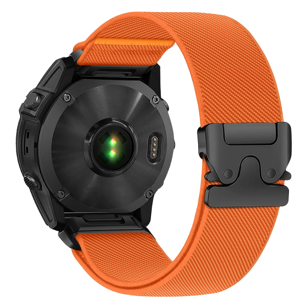 Garmin QuickFit 22mm Parachute Nylon Replacement Band Orange