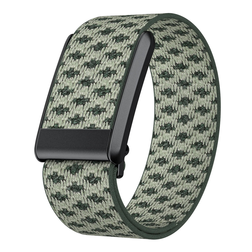 WHOOP 4.0 Star Pattern Nylon Woven Replacement Band Olive Green
