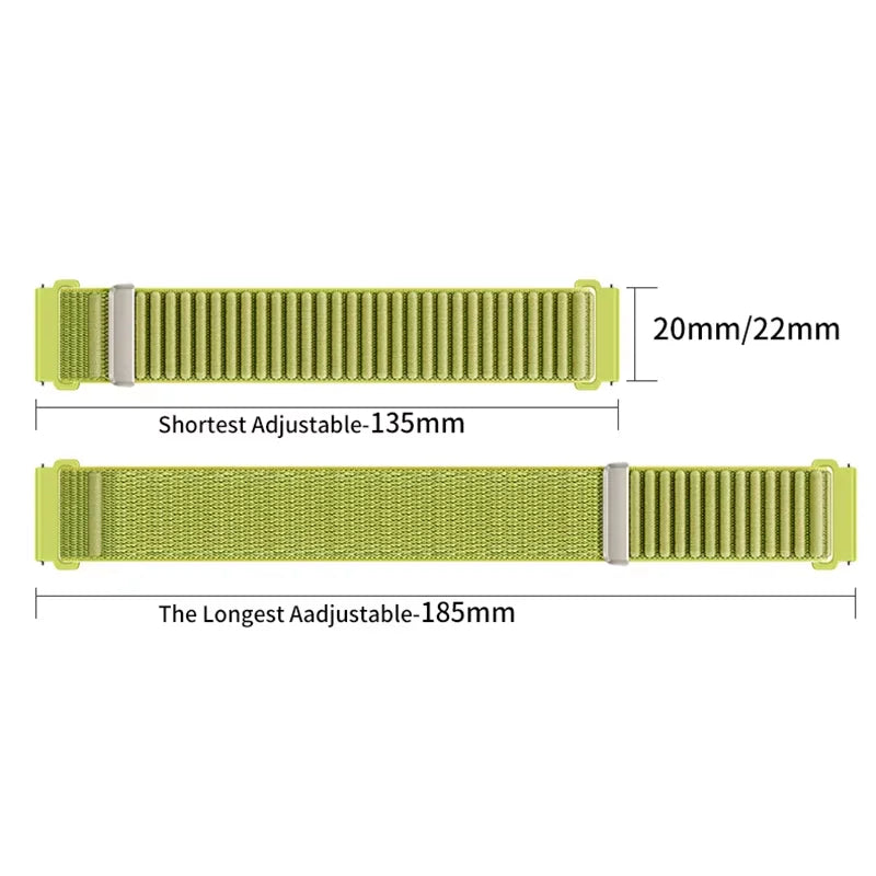 COROS PACE & APEX Blue Nylon Loop Band – 20mm