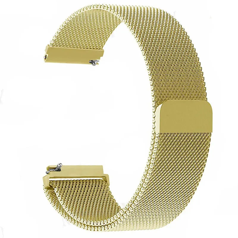 SUUNTO Gold Metal Mesh Stretch Band – 22mm