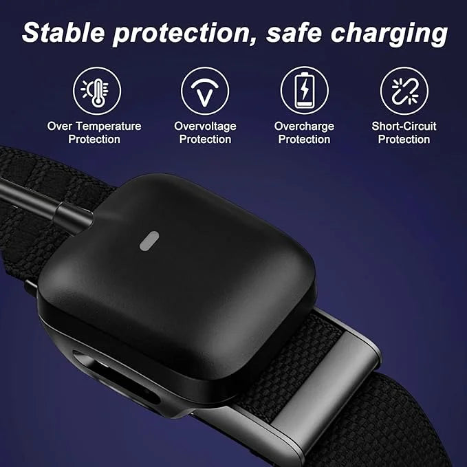 WHOOP 5.0 & MG USB-C Replacement Charger Cable Black