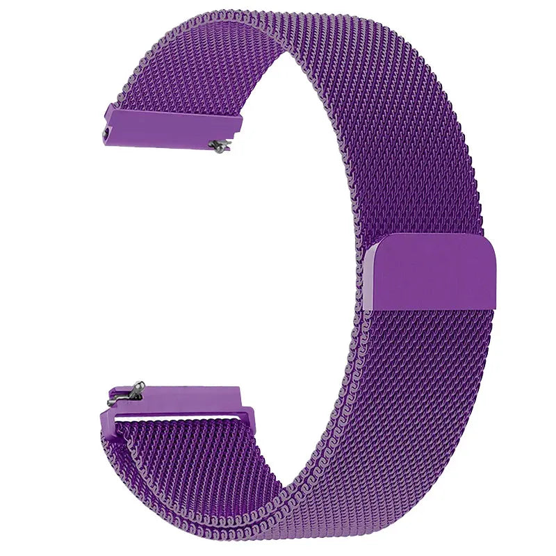 SUUNTO Purple Metal Mesh Stretch Band – 22mm