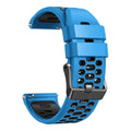 COROS NOMAD Blue & Black Silicone Sport Band – 24mm