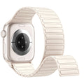Beige Magnetic Silicone Apple Watch Band