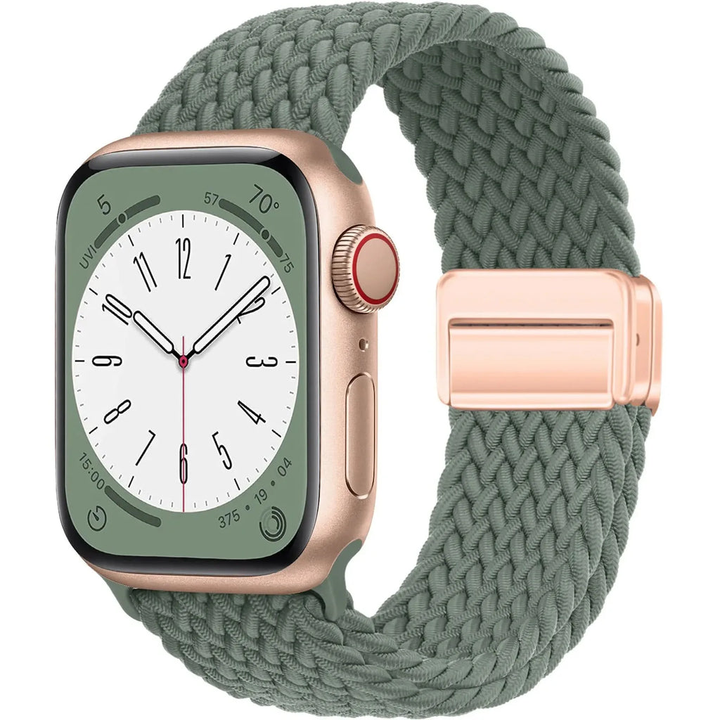 Apple Watch Braided Magnetic Band Sage Green 38mm / 40mm / 41mm / 42mm