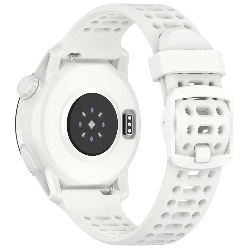 COROS PACE & APEX White Silicone Sport Band – 20mm