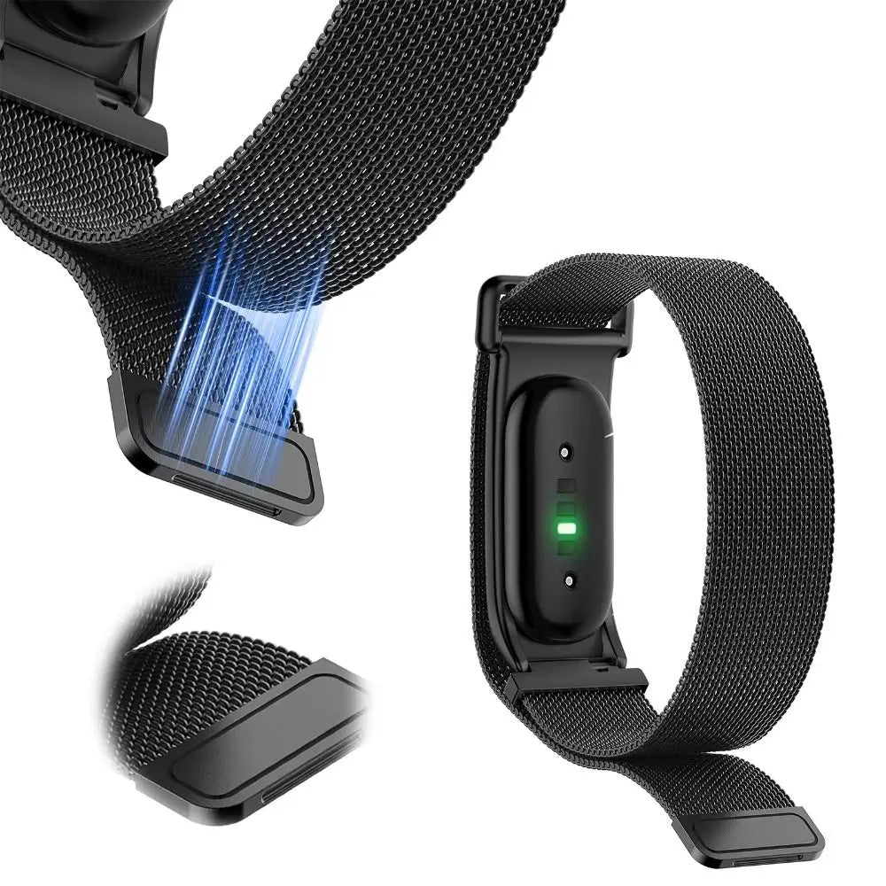Google Fitbit Rose Gold Magnetic Metal Band