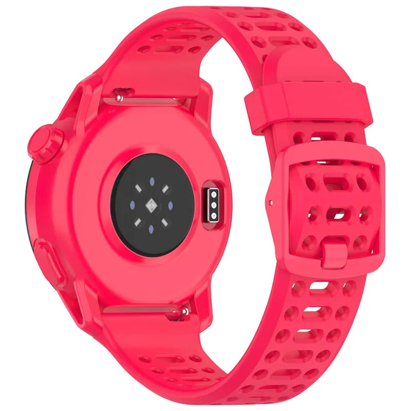 COROS PACE & APEX Red Silicone Sport Band – 20mm