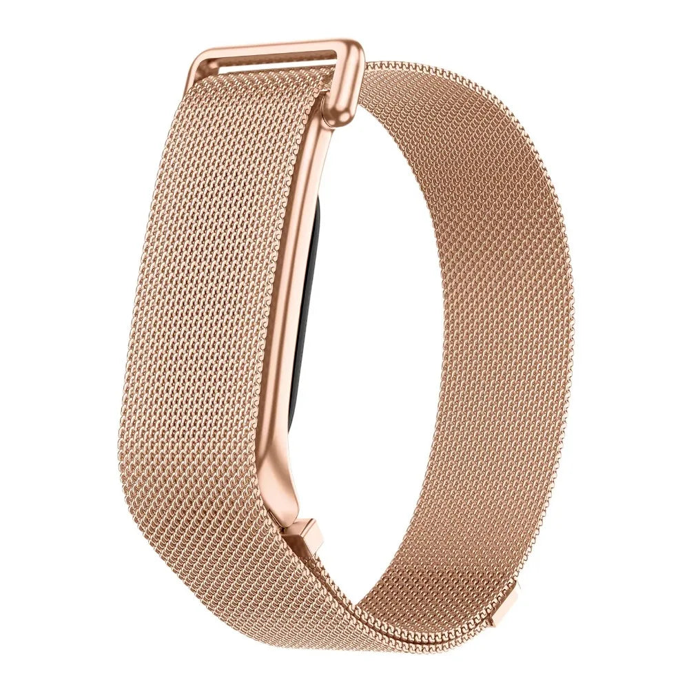 Google Fitbit Rose Gold Magnetic Metal Band
