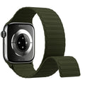 Army Green Magnetic Silicone Apple Watch Band
