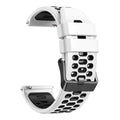 COROS NOMAD White & Black Silicone Sport Band – 24mm