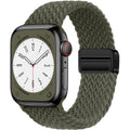 Apple Watch Braided Magnetic Band Army Green 44mm / 45mm / 46mm / 49mm