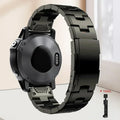 Garmin 26mm Titanium Metal QuickFit Replacement Band Titanium Gray