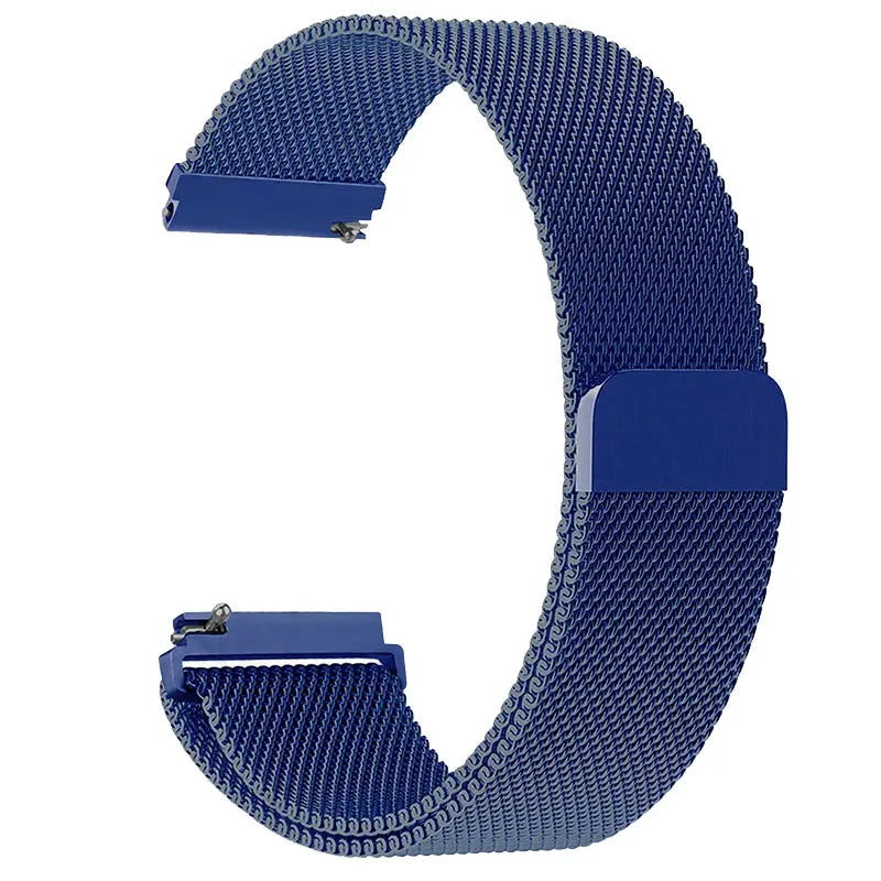 SUUNTO Blue Metal Mesh Stretch Band – 22mm