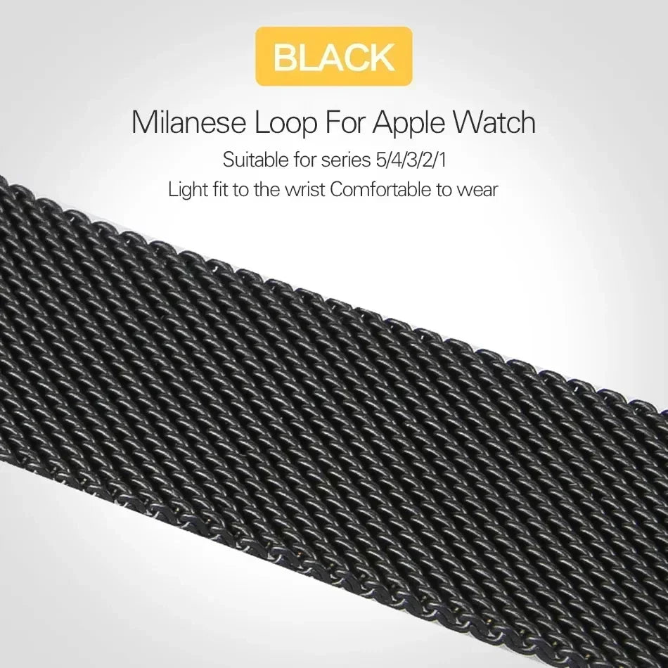 Apple Watch Milanese Loop Magnetic Band Midnight Blue 44mm / 45mm / 46mm / 49mm