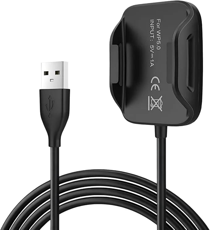 WHOOP 5.0 & MG USB-A Replacement Charger Cable Black