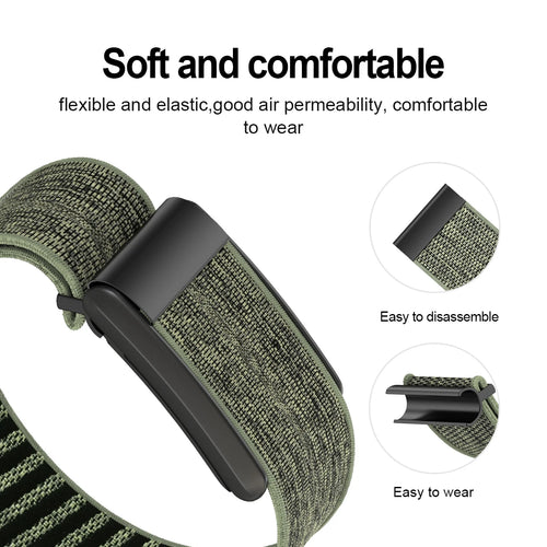 WHOOP 3.0 Elastic Nylon Replacement Band Denim Blue