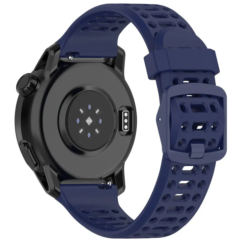 COROS PACE & APEX Navy Blue Silicone Sport Band – 20mm