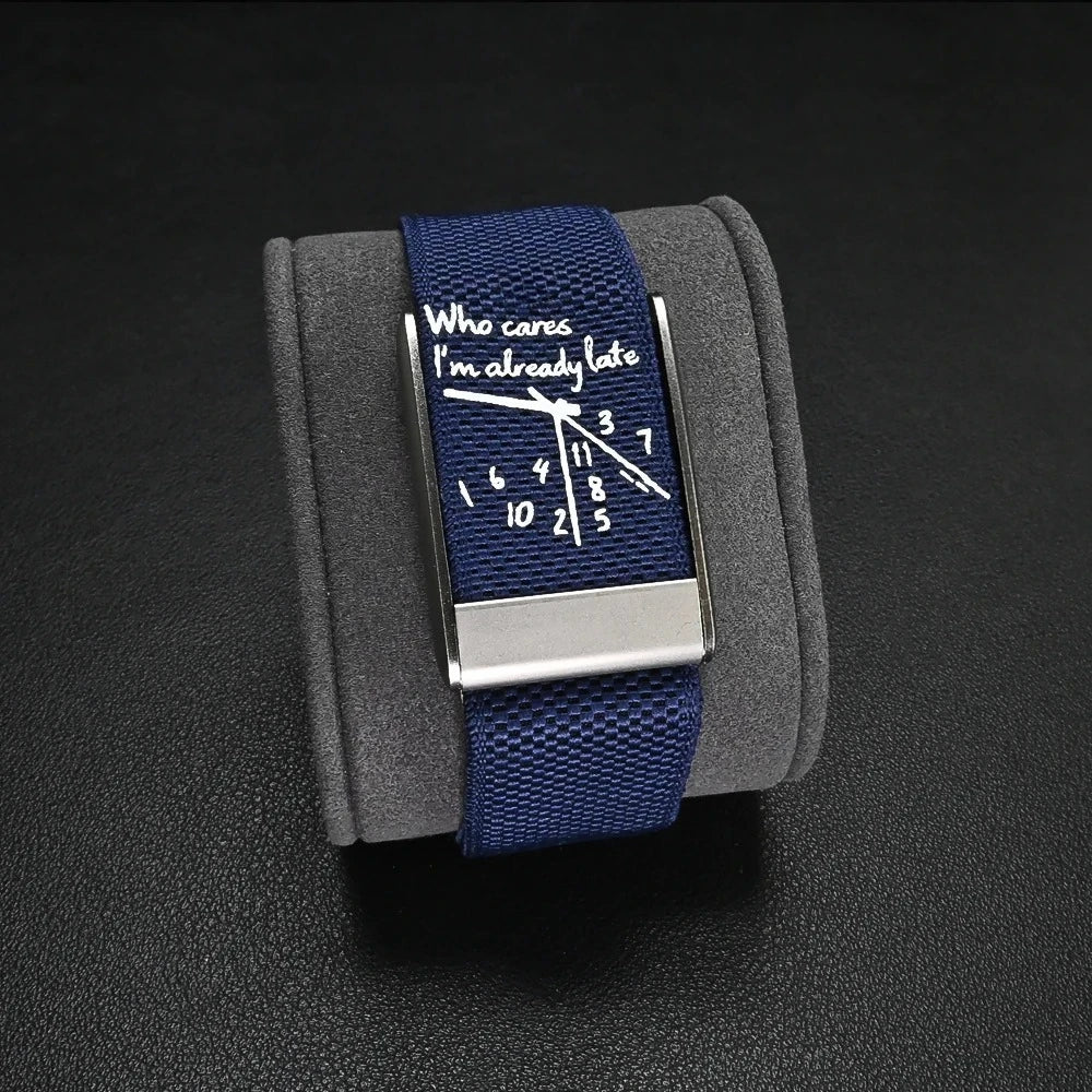 Navy Blue Nylon Sports Band for WHOOP 5.0