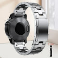 Garmin 26mm Titanium Metal QuickFit Replacement Band Silver
