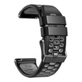 COROS NOMAD Black & Gray Silicone Sport Band – 24mm