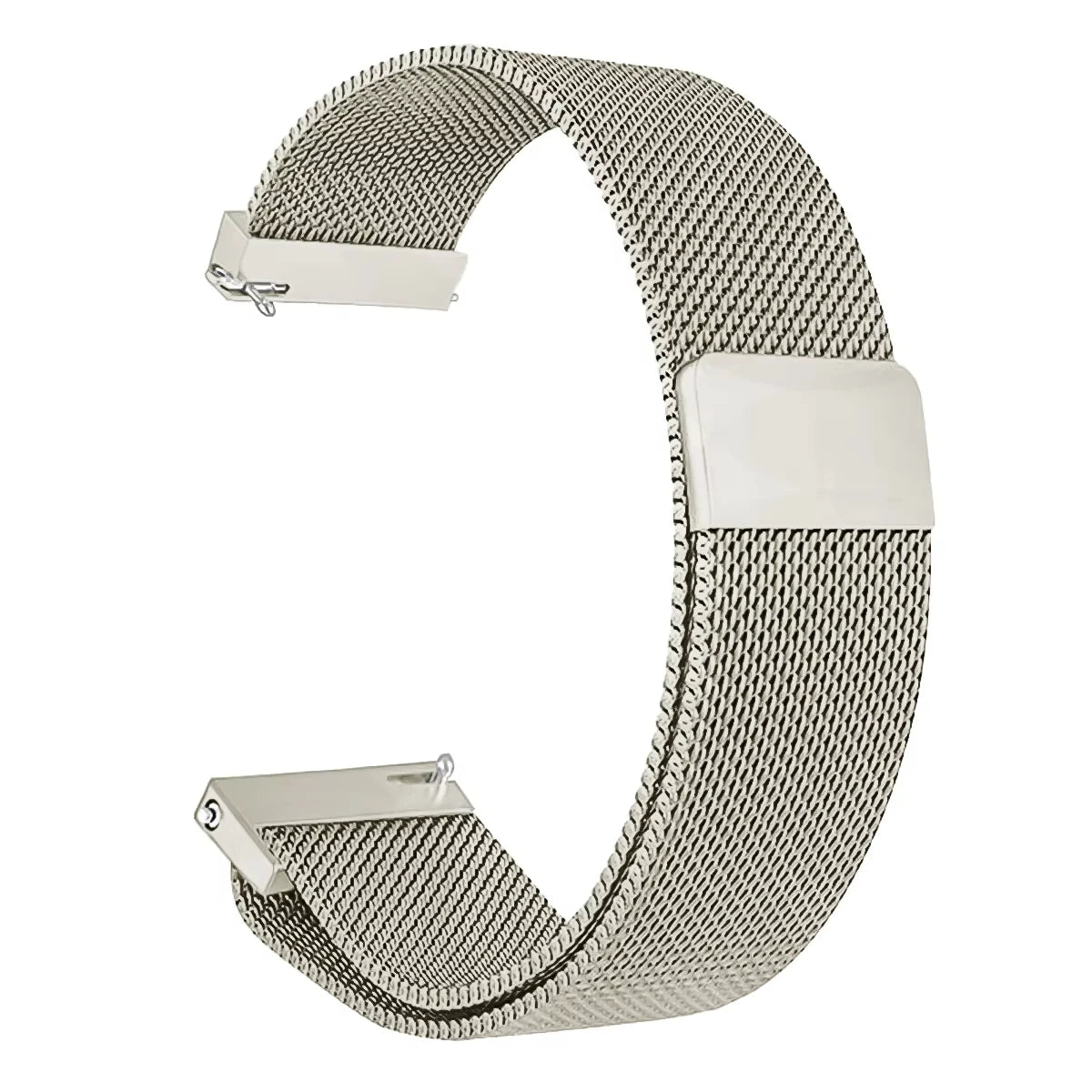 SUUNTO Champagne Metal Mesh Stretch Band – 22mm