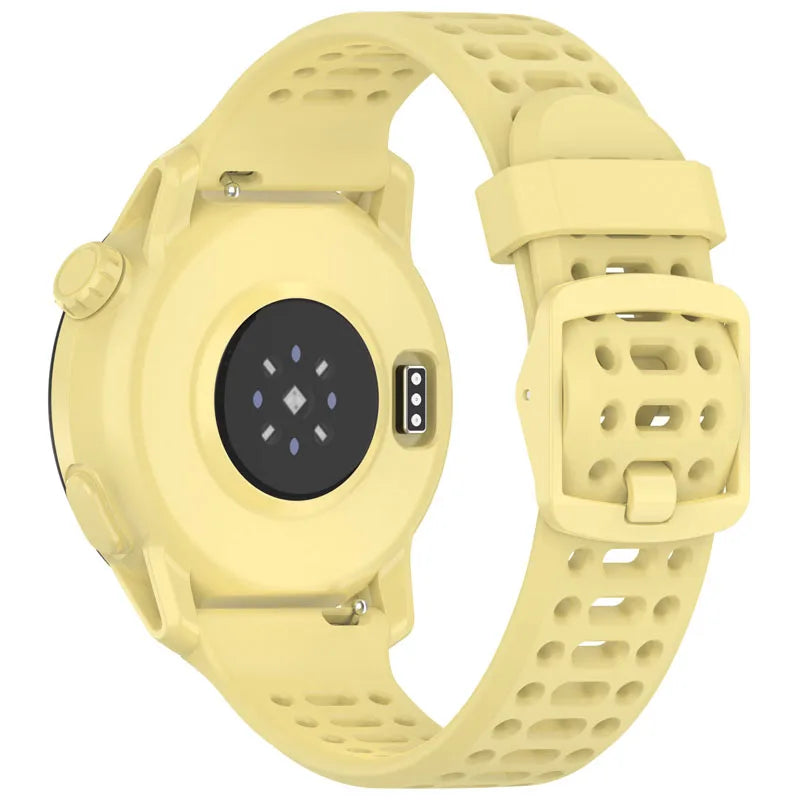 COROS PACE & APEX Yellow Silicone Sport Band – 20mm