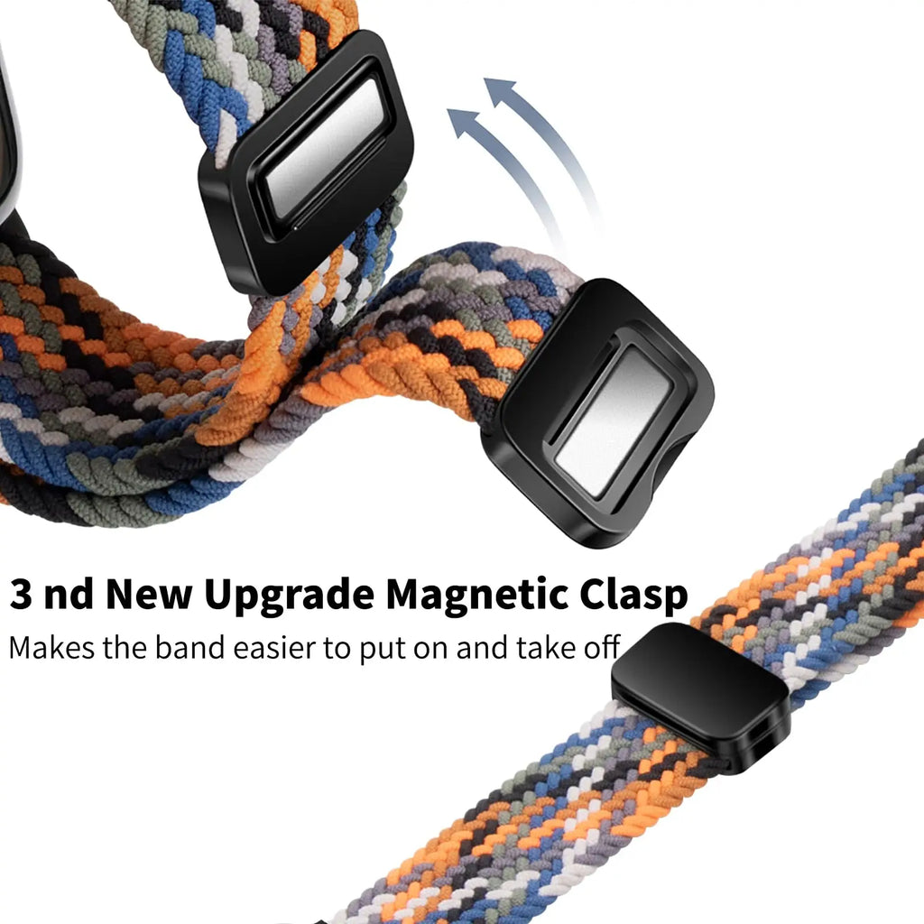 Apple Watch Braided Magnetic Band Rainbow 44mm / 45mm / 46mm / 49mm