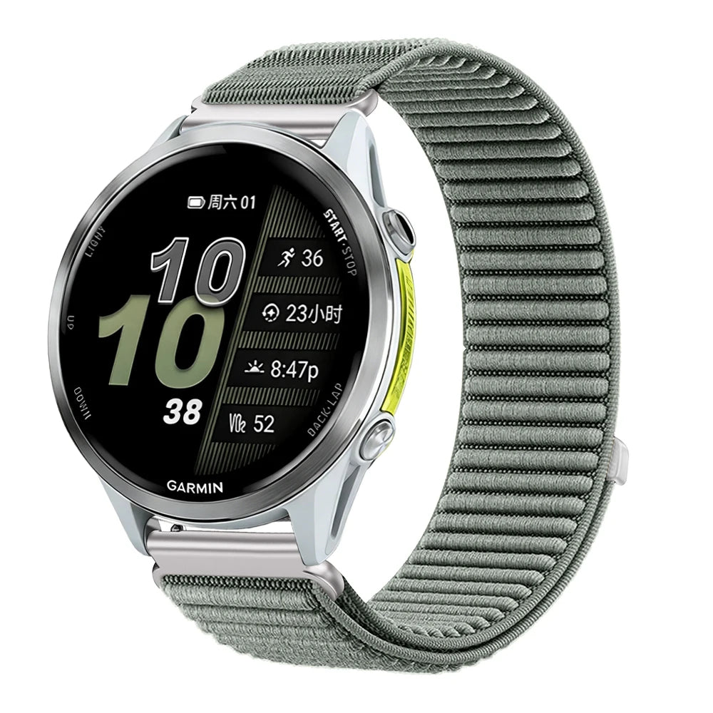COROS PACE & APEX Sage Green Nylon Loop Band – 22mm