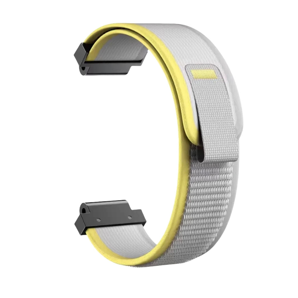Garmin Forerunner 735XT Woven Nylon Watch Band – Yellow & White