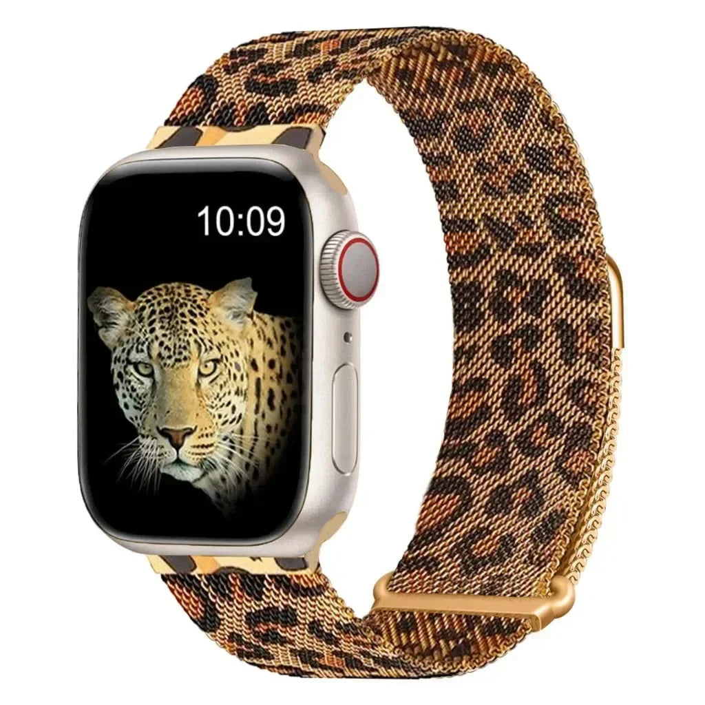 Apple Watch Milanese Loop Magnetic Band Leopard 44mm / 45mm / 46mm / 49mm