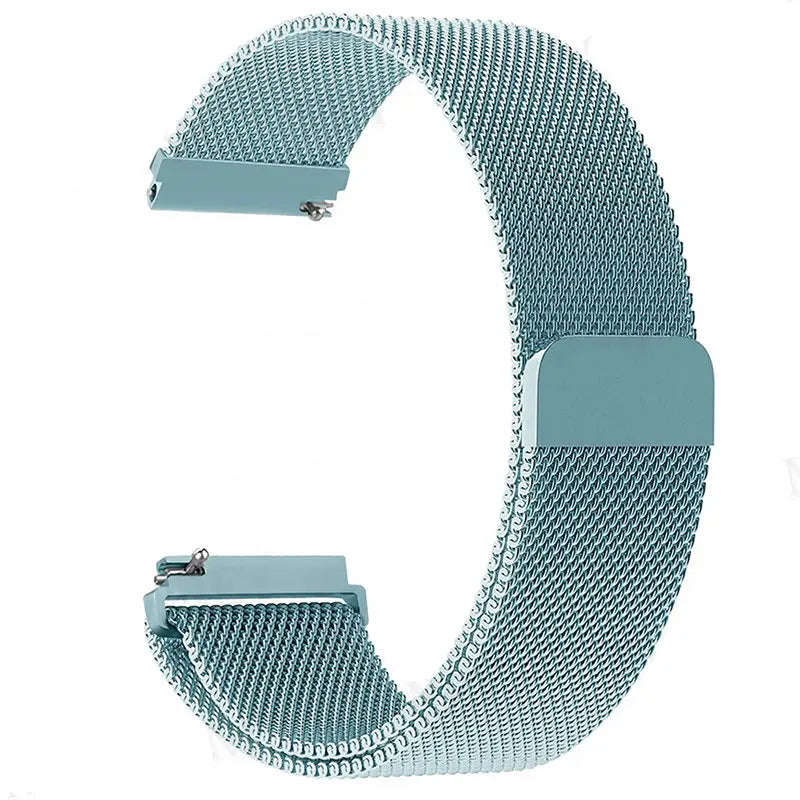 SUUNTO Sky Blue Metal Mesh Stretch Band – 22mm