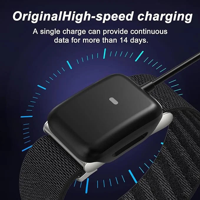 WHOOP 5.0 & MG USB-A Replacement Charger Cable Black